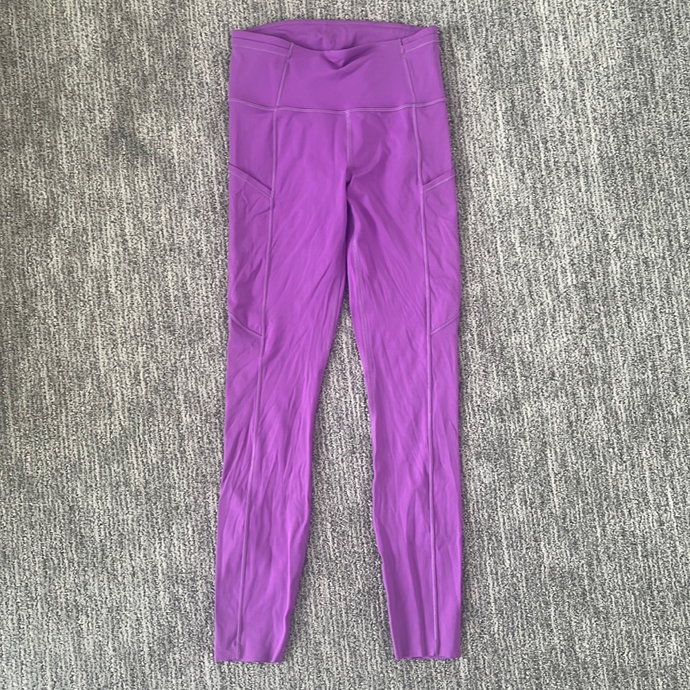 womens lululemon purple leggings